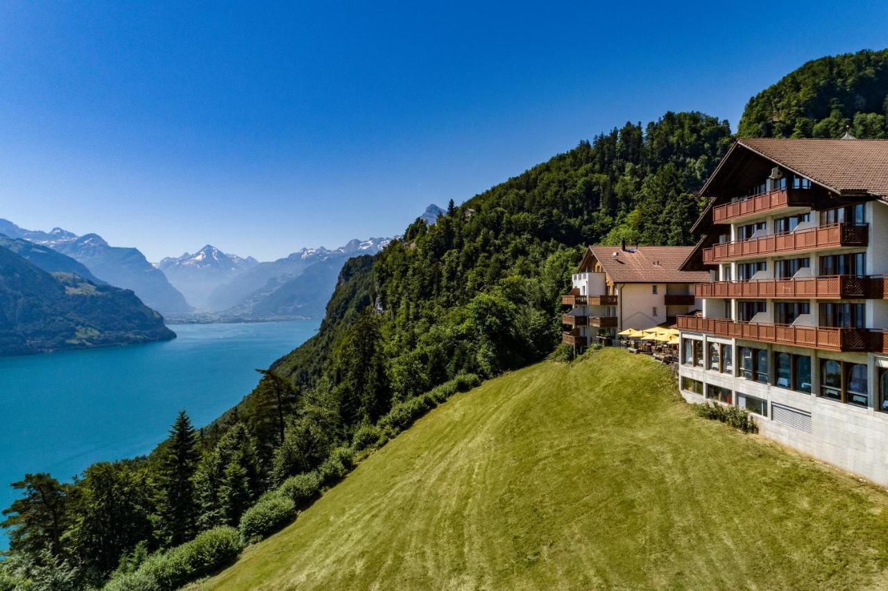 Hotel Und Naturhaus Bellevue Seelisberg Bagian luar foto