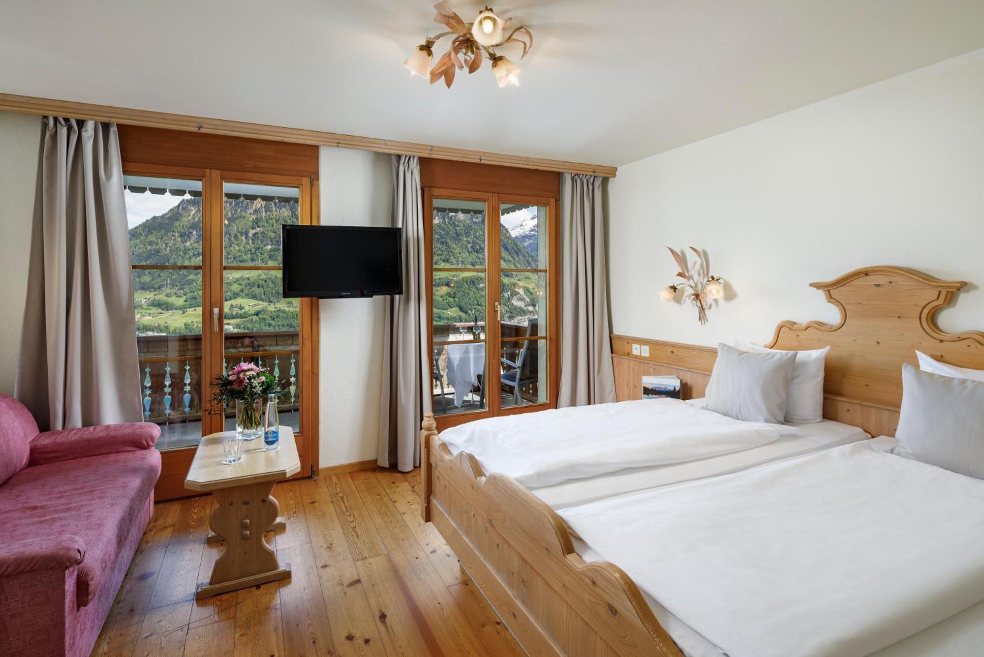 Hotel Und Naturhaus Bellevue Seelisberg Bagian luar foto